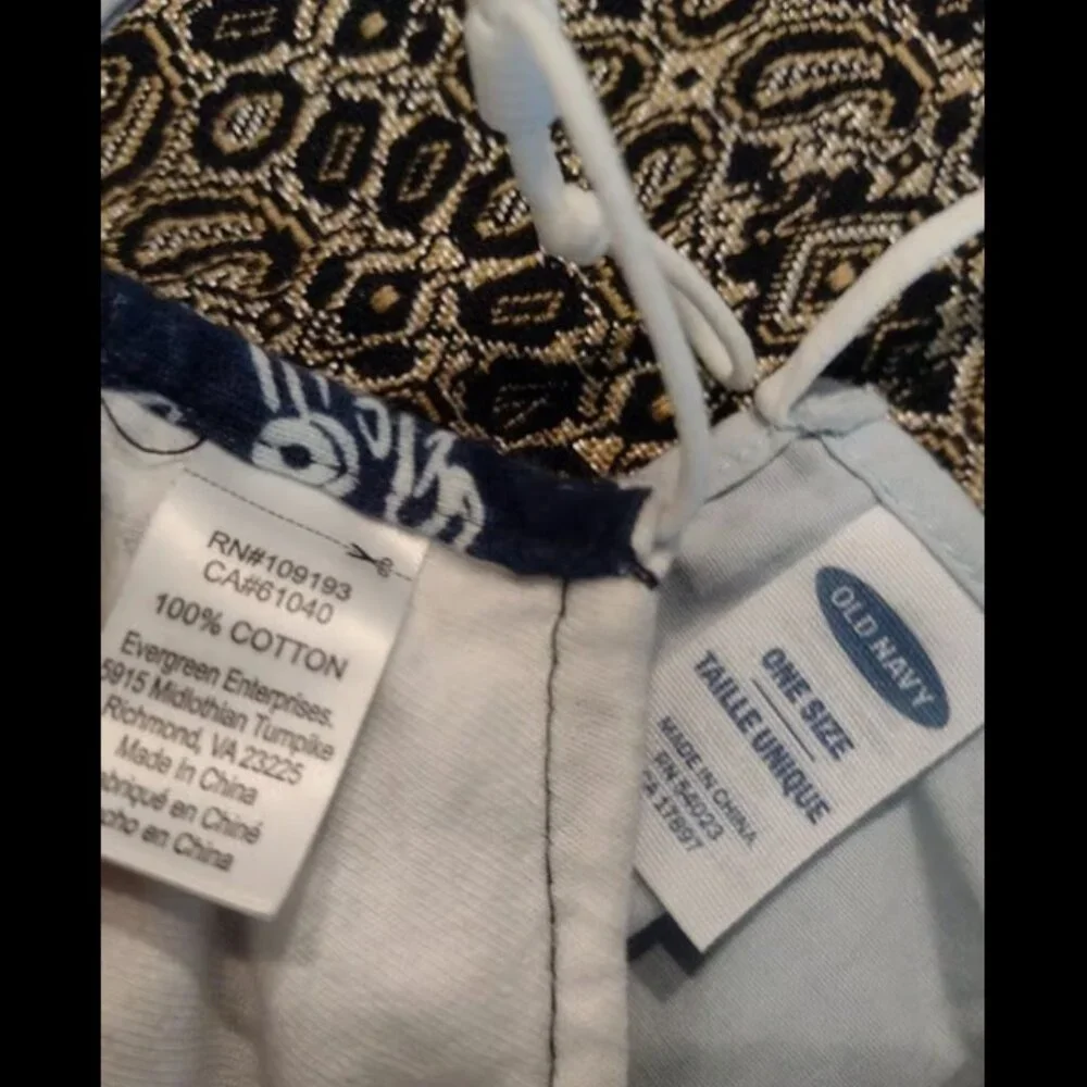 Lot of 3 kids Old Navy triple layer face masks